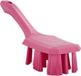 Vikan UST 4179-1 handborstel harde vezels korte steel 70x260mm - Roze