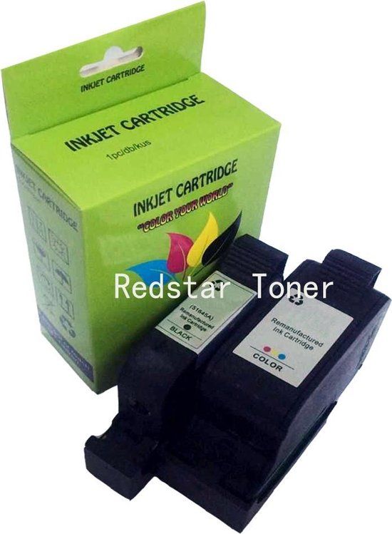 RedStar Toner 2 Pack Compatible HP C8727A/HP C8728A BK*1/C*1 Inktcartridges