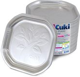 Cuki Assiettes plates en aluminium, 20,3 x 20,3 cm, 100 pièces