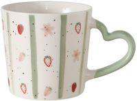 Boltze Home mug strawberry porcelain 370ml multicolor dishwasher safe.