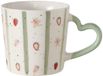 Boltze Home mug strawberry porcelain 370ml multicolor dishwasher safe.