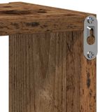 vidaXL Wandschap 75x16x55 cm Bewerkt Hout Oud Houtkleurig