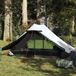 vidaXL Tente - 2 personnes - imperméable - occultant - tissu - blanc