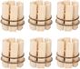 NoBrand Edco Houten Aanmaakblokjes van Hout, 6-pack