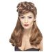 40s Smiffys 40s Vintage Wig Auburn Long With Top Curls