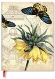Golden Paperblanks Golden Fritillaria Midi Lined Softcover Journal, 176pg, 100gsm