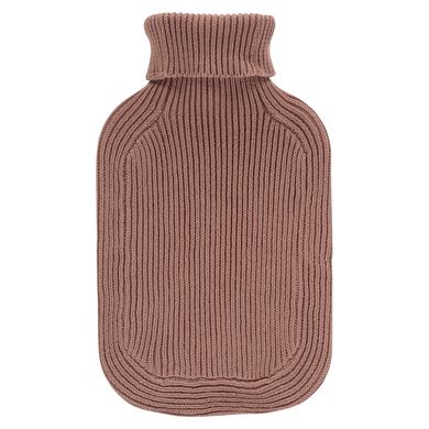 fashy ® Warmwaterkruik 2L met gebreide coltrui in bruin