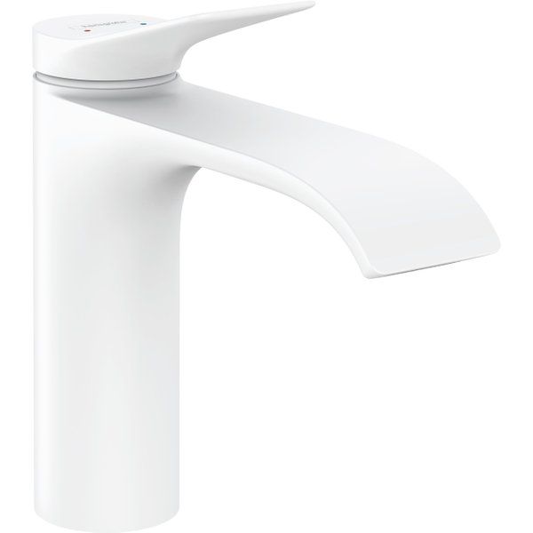 Hansgrohe Vivenis ééngreeps wastafelmengkraan 110 wit mat 75020700
