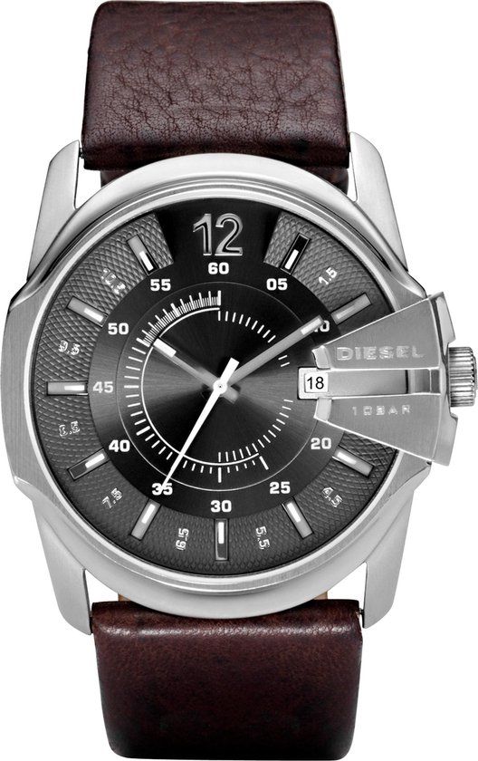 Diesel Master Chief DZ1206 Herenhorloge - Zilverkleurig - 45 mm