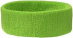 Merkloos / Sans marque Gustav Daiber Gmbh Sportdag hoofd zweetbandjes limegroen 10x - Hoofdbandjes team kleur groen
