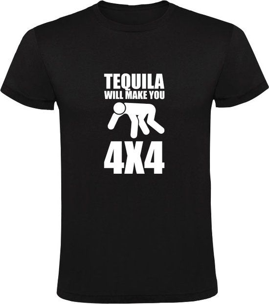 Sol's Tequila will make you 4x4 Men's T-Shirt - Black - 5XL