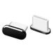 Bouchon anti-poussière pour téléphone portable Port Type-C - Noir