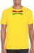 Bellatio Decorations Shoppartners Bv Geel t-shirt met Limburgse kleuren strik heren - Carnaval shirts L
