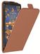 mumbi Flip Case compatibel met Motorola Moto G6, bruin