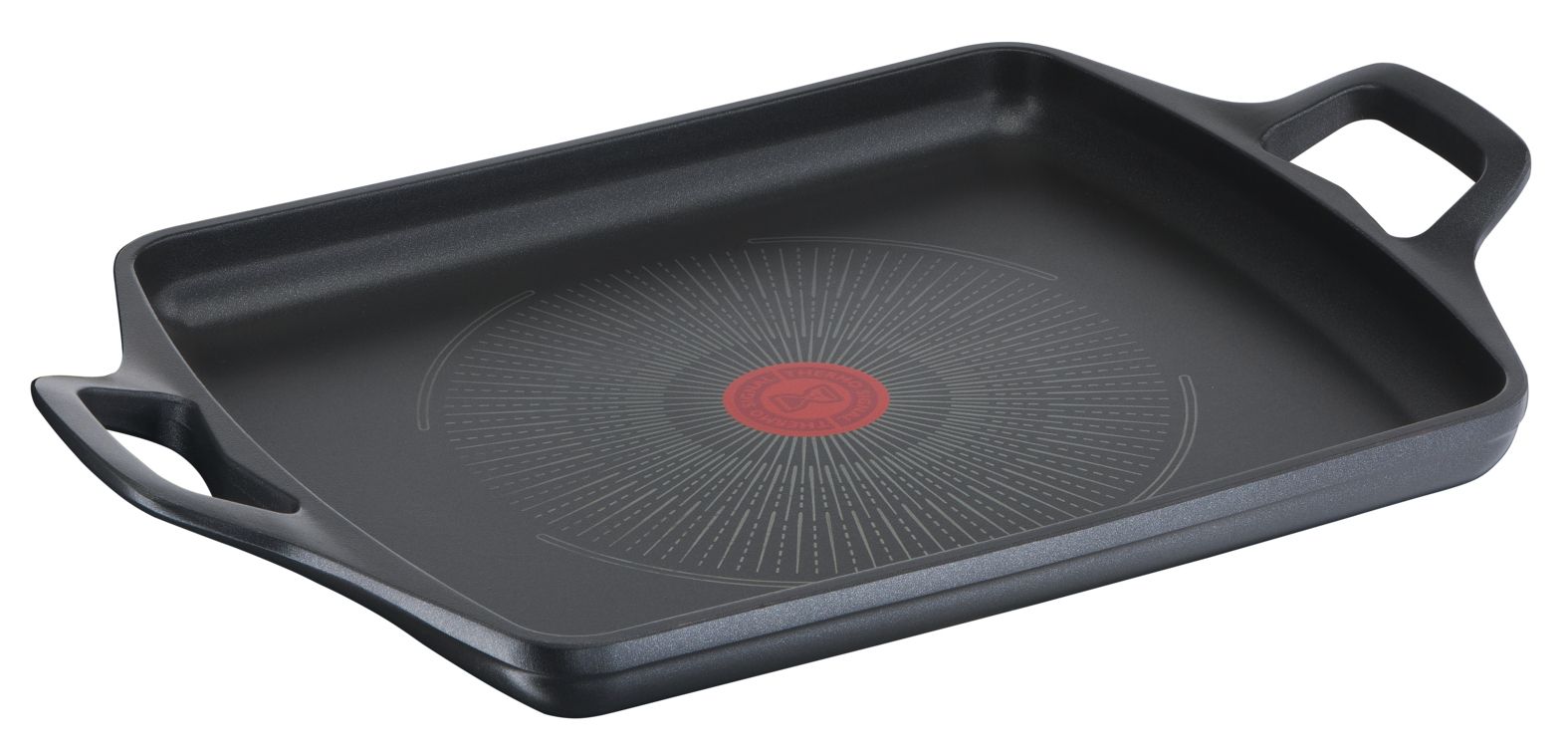Tefal Robusto Plancha - 26x32 cm - Black - Cast Aluminium