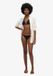 Superdry Vintage bikinibroekje met logo dames marine