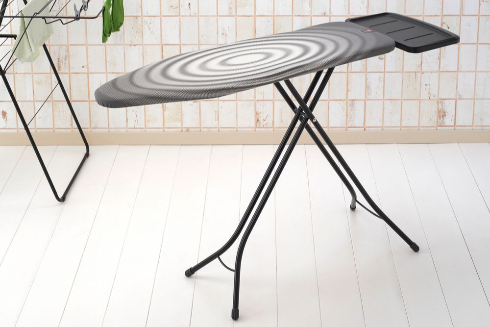 Brabantia Strijkplank B - voor Stoomgenerator - 124 x 38 cm - Titan Oval