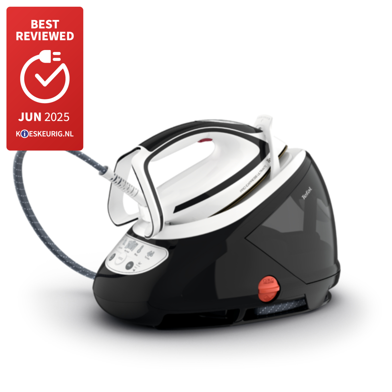 Tefal Pro Express Ultimate GV9550 Stoomgenerator - Zwart/Wit
