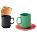 Koffie Melamine Koffie Koppen 240 Ml Ø 8X9 Cm Ivoor - 12 Eenheden