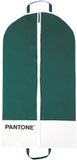 Pantone™ Reiskledingrek met rits en dubbele handgreep, stofdichte polyester hanger, ruimtebesparende kledingrek om op te hangen en te dragen, ophangtas - Groen