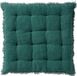 Dutch Decor BURTO Stoelkussen van gewassen katoen Sagebrush Green 40x40 cm