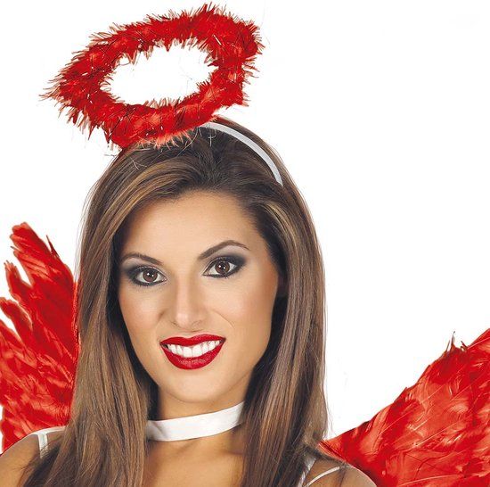 Guirca Diadeem Engel - Halo - Rood - Dames - Halloween/Carnaval