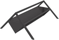 vidaXL Voederbak voor vee, zwart, 111 x 76 x 38 cm