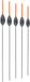 Matrix Carp Steady Pole Float – Flotteur de pêche à la carpe stable pour eaux profondes - Taille : 0,80 g