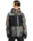 Quiksilver Side Hit Block Jas Groen 124 Months Jongens
