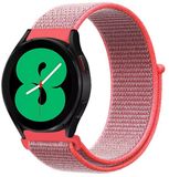 By Qubix Qubix - Sport Loop nylon bandje - Roze - Geschikt voor Huawei Watch GT 6 / GT 7 / GT 6 pro / GT 7 pro - 46mm