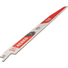 Erko - Étui de 5 lames de scie sabre pour acier de 3 à 6 mm - 300x22x1,6 mm