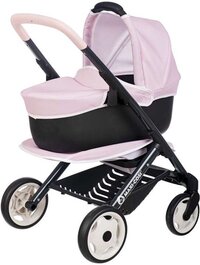 Smoby Maxi Cosi Roze Combi Poppenwagen - Wandelwagen - Kinderwagen - Reiswieg