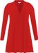 YOEK Blazer pour femme à manches longues, rouge, polyester, manche longue, uni, taille 42-44