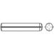 TOOLCRAFT TO-5437476 Goupille cylindrique 4 mm Acier 100 pièce(s)