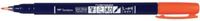 Tombow Fudenosuke Brush Pen Hard - Neon Rood