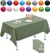 Merkloos Nappe rectangulaire jetable - Vert sauge