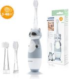 Luvion 400S Raccoon - Sonische Elektrische Tandenborstel voor Baby en Peuter - 0 t/m 4 Jaar - Grijs