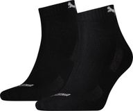 Puma Chaussettes courtes rembourrées unisexes - 3 paires - Taille 35-38 - Blanc