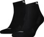 Puma Chaussettes courtes rembourrées unisexes - 3 paires - Taille 35-38 - Blanc