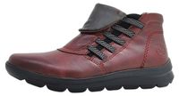 Rieker Chaussures femme Fermeture éclair Bottes hautes Rouge Loisir