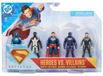Superman figurines d'action - Heroes vs. Villains - 5 pièces - 7,5 cm