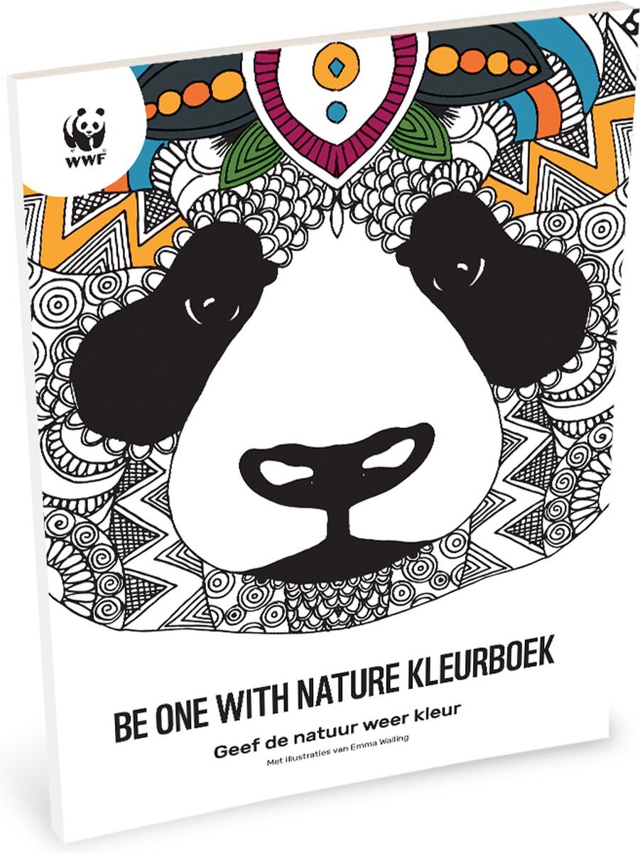 Wereld Natuur Fonds WWF Be one with nature kleurboek voor volwassenen