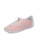 Rieker Damen Slipper florarles Muster Gummizug 43656, Größe:37 EU, Farbe:Rosa