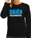 Bellatio Decorations Shoppartners Bv Apres ski trui Skien doe ik morgen wel zwart dames - Wintersport sweater - Foute apres ski outfit/ kleding/ verkleedkleding XL