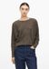 s.Oliver - Chemise douce en jersey à manches chauve-souris - brun foncé - Taille 34
