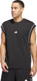 Adidas Performance Adidas Basketball All-World Mouwloze Tanktop - Heren - Zwart