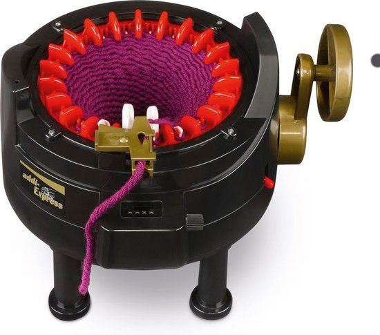Addi Express breimolen 15cm - Kunststof - Zwart/Rood/Goud