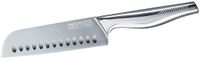 Nirosta Santoku mes swing, keukenmes roestvrij staal, anti-slip handgreep, scherp universeel mes om te snijden, handgeslepen lemmet (lemmetlengte: ca. 16 cm), aantal: 1 stuk santokumes