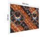 TMK ArtDeko Glazen Beschermplaat 70x52 cm Vlinder Transparant