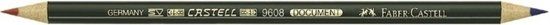 Faber-Castell kopieerpotlood Faber Castell Document 9608 Rood/blauw